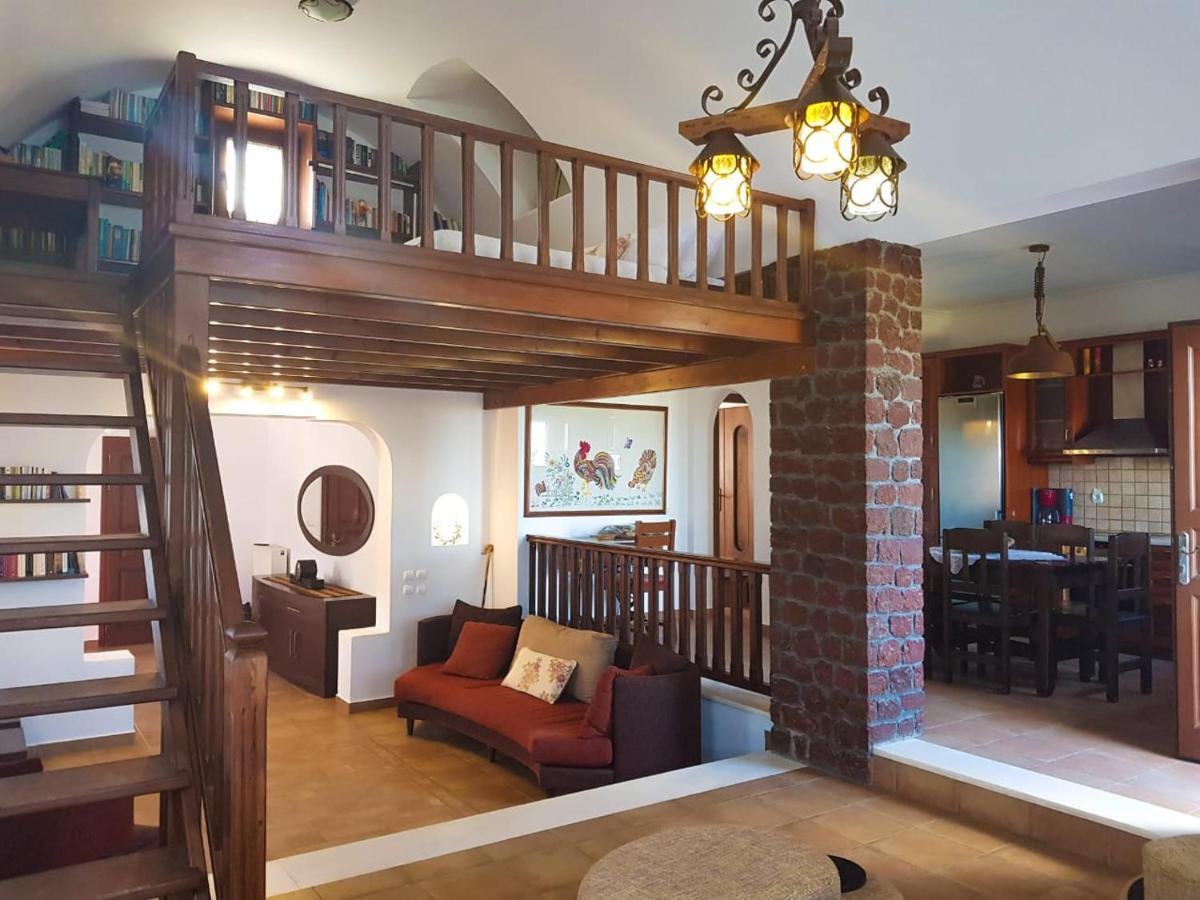 Sunshine House For 9, Cozy Set Up,Verandas, Sea View. Karterados  Exterior photo